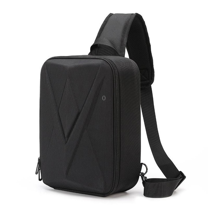 For DJI Neo 2 BKano Smooth Fly Kit Organizer Bag Chest Crossbody Bag(Black)