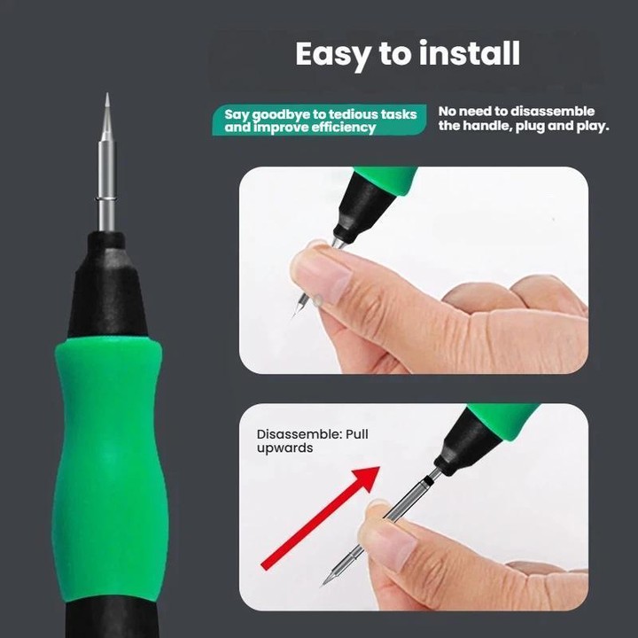 C115 Series Nano-Coated Soldering Tip For JBC T115 Handle Long Life Cartridge C115-IS Chisel Bent