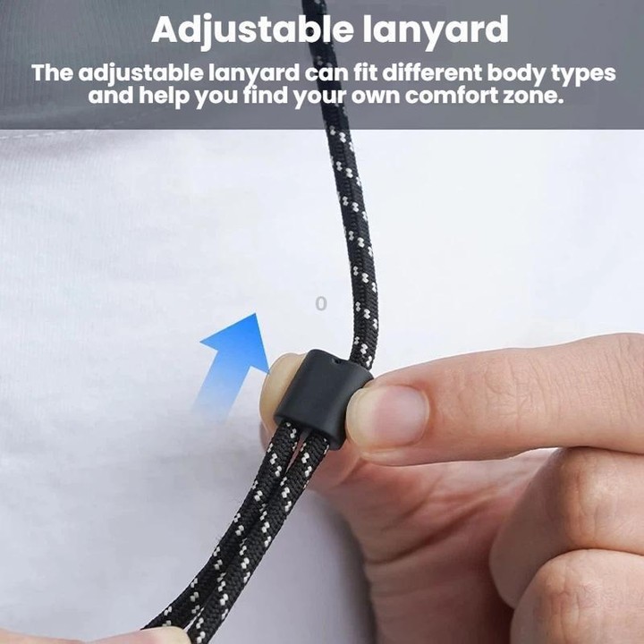 For Insta360 GO Ultra Flymile Magnetic Neck Clip Camera Mount(Black)
