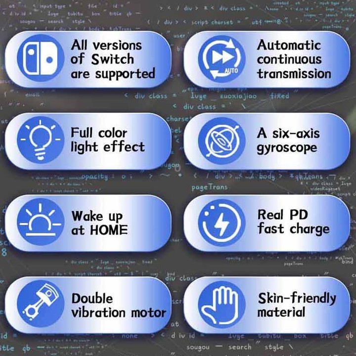 For Nintendo Switch 6-Axis Motion Sensor Controller Direct-Insert Hall Effect Joysticks With RGB Lighting(Vanilla White)