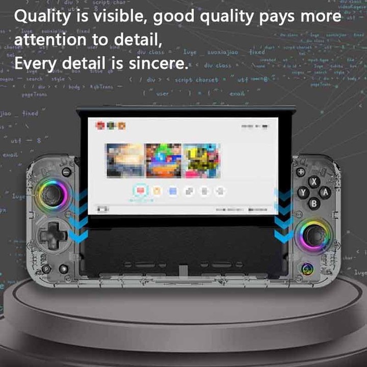 For Nintendo Switch 6-Axis Motion Sensor Controller Direct-Insert Hall Effect Joysticks With RGB Lighting(Green)