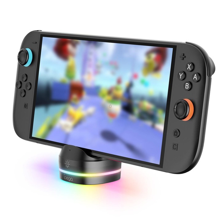 For Nintendo Switch 2 Console ipega Dock Charger with RGB Lighting Effects