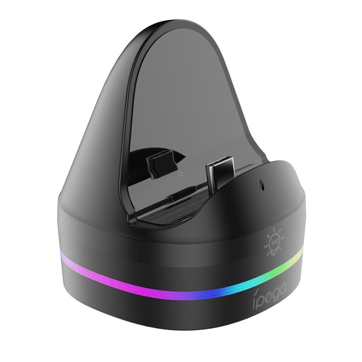 For Nintendo Switch 2 Console ipega Dock Charger with RGB Lighting Effects