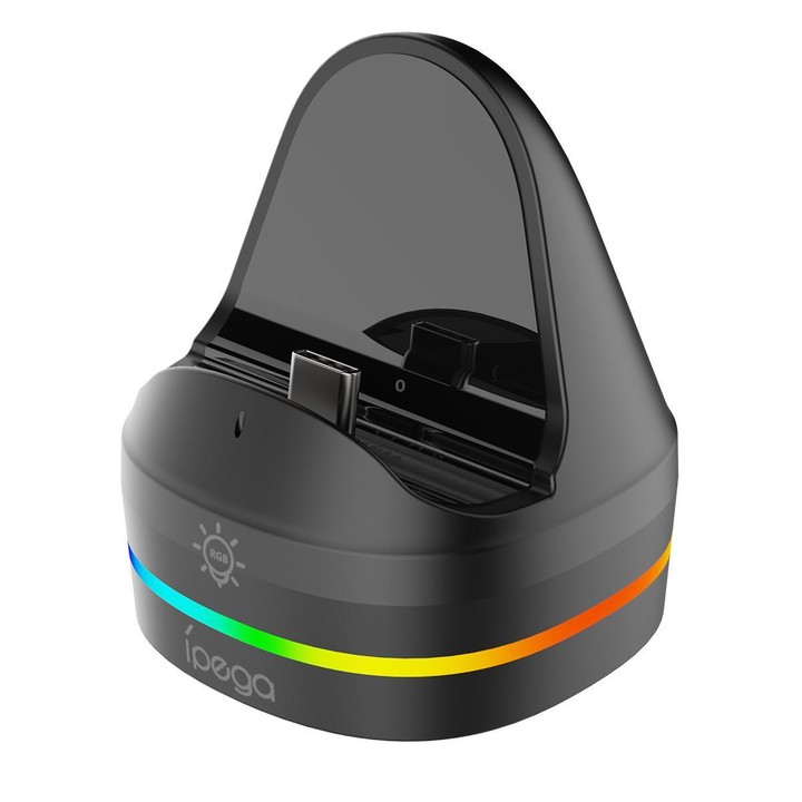 For Nintendo Switch 2 Console ipega Dock Charger with RGB Lighting Effects