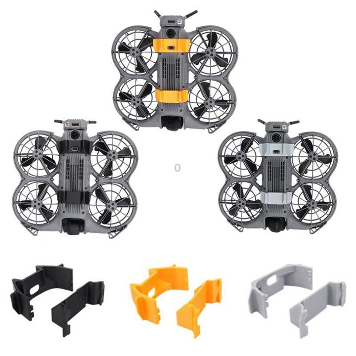 For DJI Neo 2 CQT 2pcs /Set Height Increasing Tripod Bottom Scratch Resistant Takeoff Landing Protection Bracket(Gray)