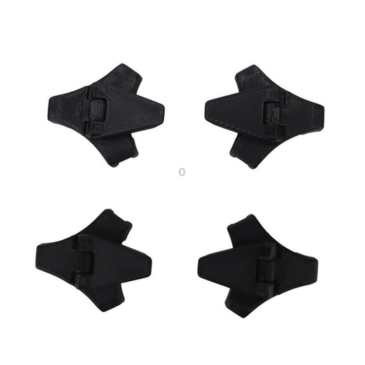 For DJI Neo 2 CQT 4pcs /Set Folding Booster Kickstand Scratch Wear Resistant Landing Gear Protection Bracket(Black)