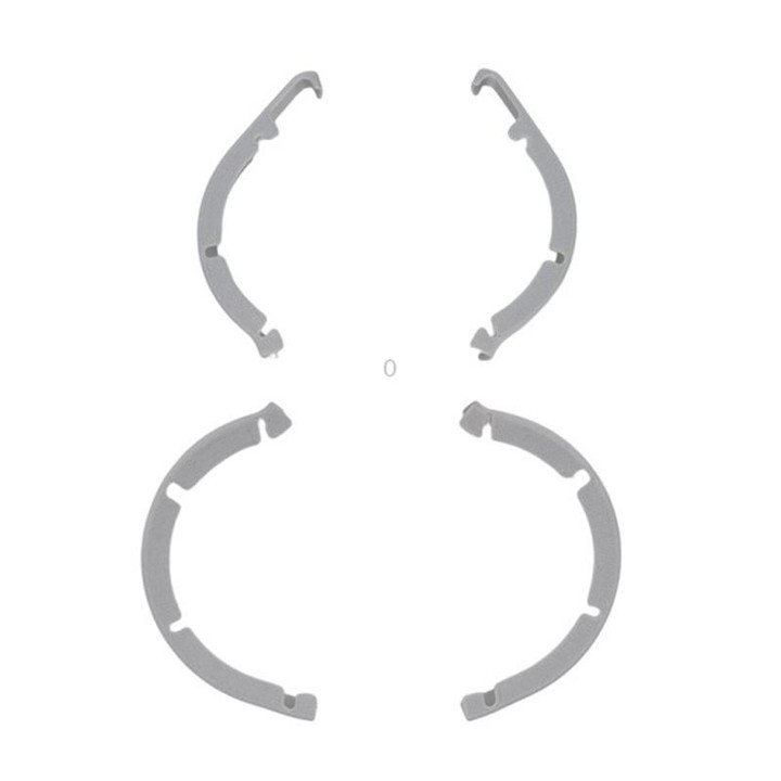 For DJI Neo 2 CQT 4pcs /Set Fuselage Protective Cover Paddle Anti-collision Cover(Gray)