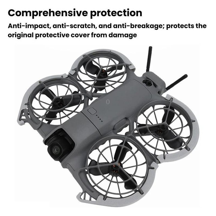For DJI Neo 2 CQT 4pcs /Set Fuselage Protective Cover Paddle Anti-collision Cover(Orange)