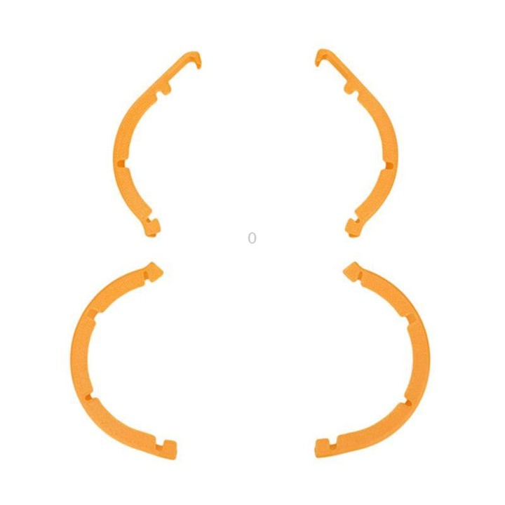 For DJI Neo 2 CQT 4pcs /Set Fuselage Protective Cover Paddle Anti-collision Cover(Orange)