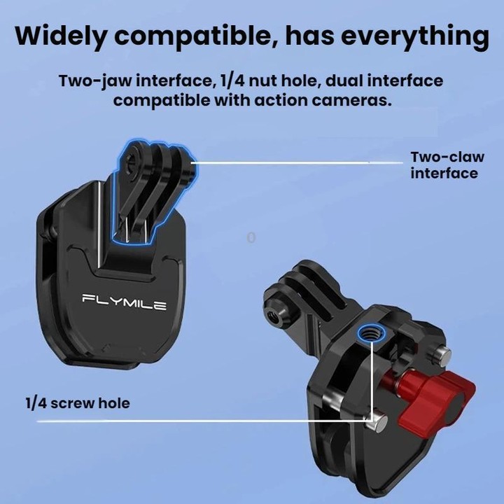 Flymile Camera Motorcycle Windshield Bracket Mounting Clip(FLY058)