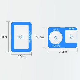 For DJI Osmo Action 6 Flymile Camera Lens HD Tempered Glass Screen Protector(AC6023)