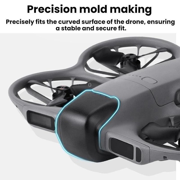 For DJI Neo 2 Flymile Drone Dustproof Lens Cap(Translucent Black)