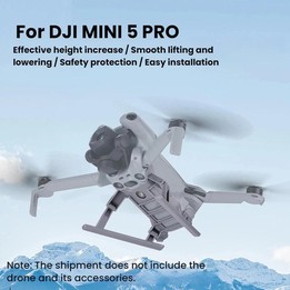 For DJI Mini 5 Pro BRDRC Extended Height Landing Gear(Gray)