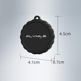 For DJI Osmo Action 6 Flymile Dustproof Protective Silicone Lens Cap(Black)