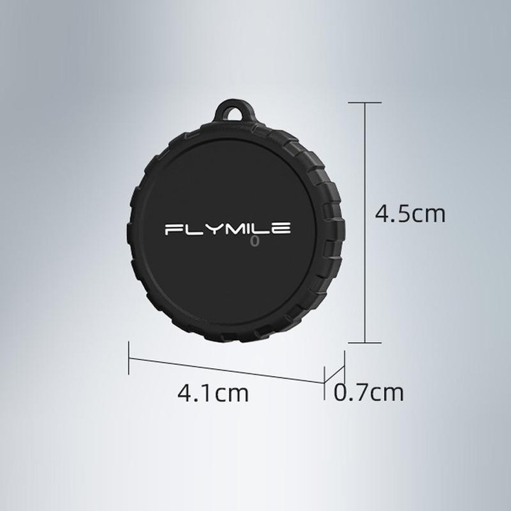 For DJI Osmo Action 6 Flymile Dustproof Protective Silicone Lens Cap(Black)