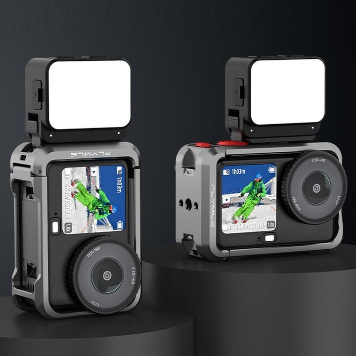 For DJI Osmo Aciton 6 / Osmo Nano Flymile Magnetic Selfie Light(Black)