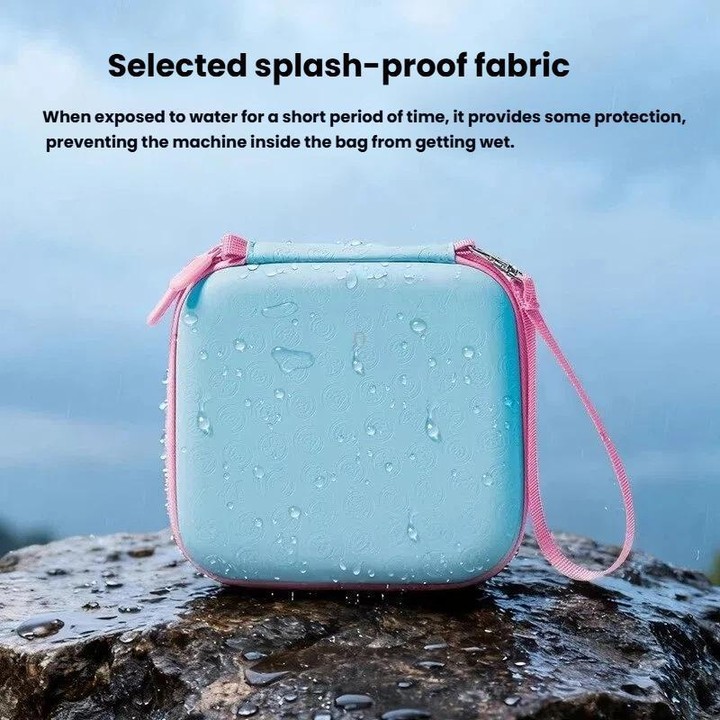 For DJI Osmo Action 6 Standard Combo Macaron-Colored Storage Box Bag(Blue)