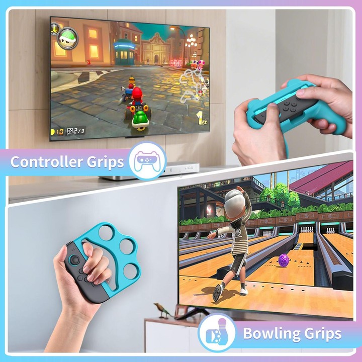 For Nintendo Switch 2 14 In 1 STARTRC GAMES Gamepad Sport Set Fencing Tennis Racket Racing Steering Wheel