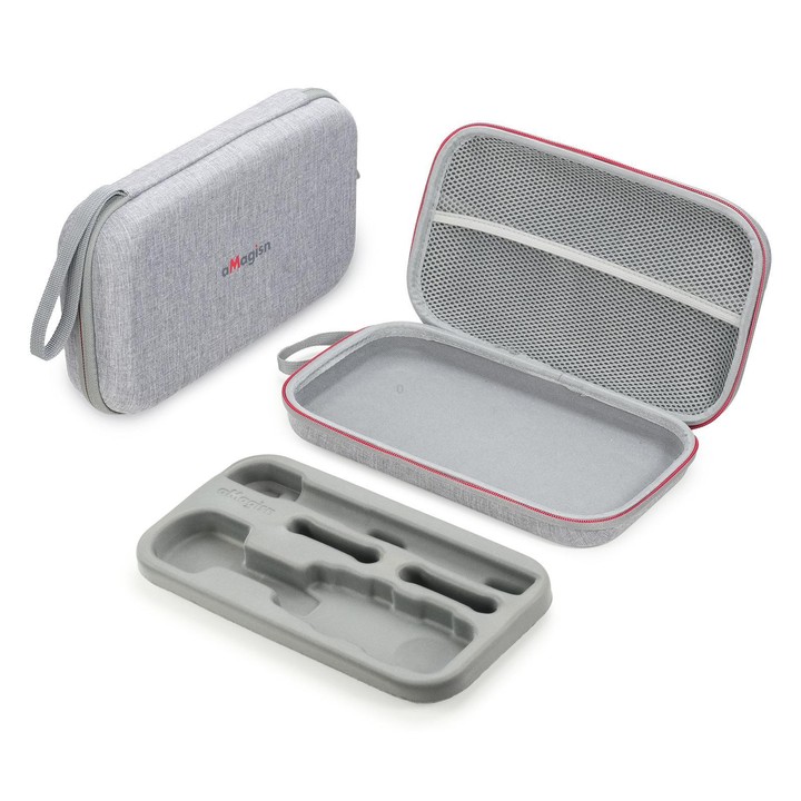 aMagisn Medium Carrying Case For Insta360 X4 Air/X4/X5 Hard EVA Shell with Removable Soft Interior(Gray)