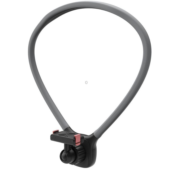 Magnetic Quick-Release Neck Mount For DJI Osmo 360 / Action 5 Pro/ 4 / 3 with 360-Degree Rotating Ball Head & Chest Strap(Black)