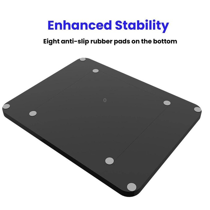 For 24-Inch IMac M1-M3 Acrylic Widened Base Desktop Stand Enhanced Stability Holder(Black)