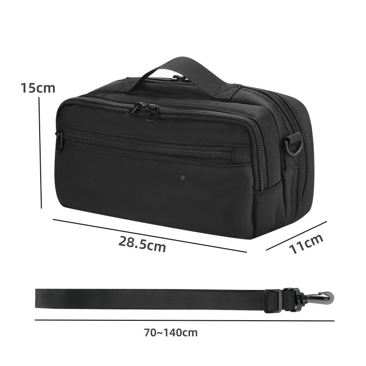 Carrying Case for Nintendo Switch 1 / 2 Protective Messenger Bag with Padded Compartment for Console, Controllers, and Accessori