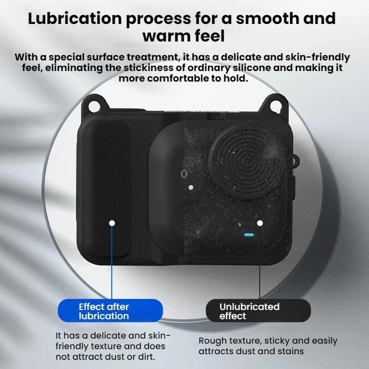 For Insta360 Go Ultra Flymile Action Camera Silicone Protective Case(Black)
