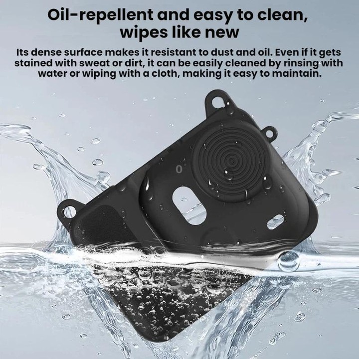 For Insta360 Go Ultra Flymile Action Camera Silicone Protective Case(Black)
