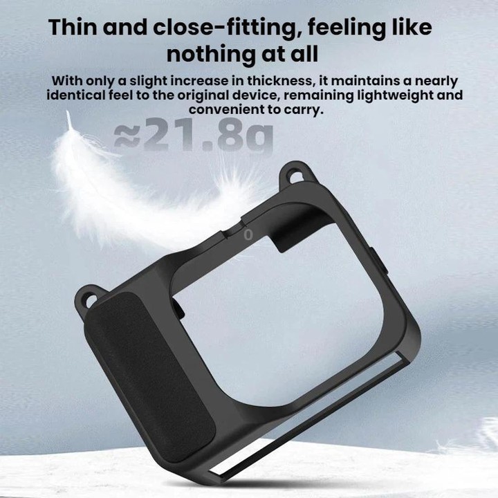 For Insta360 Go Ultra Flymile Action Camera Silicone Protective Case(Black)