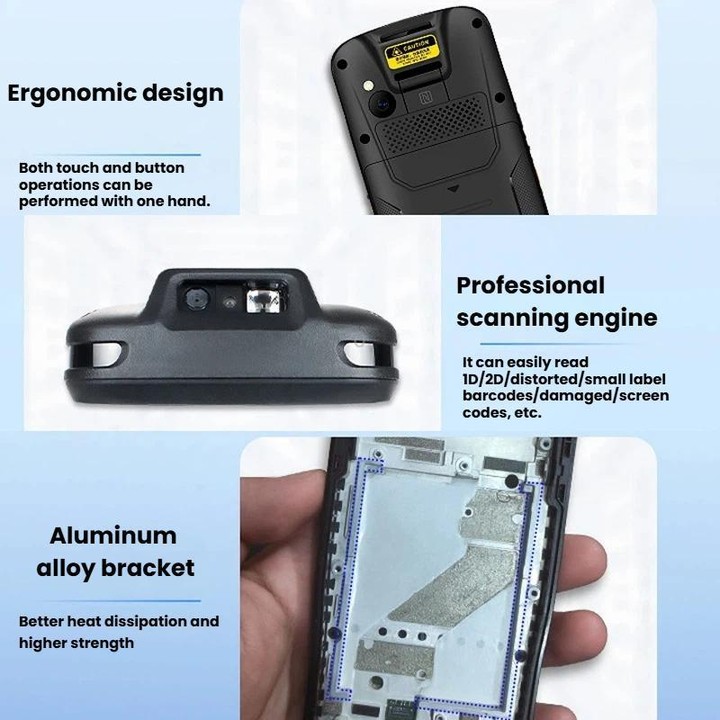 MC405 4 Inch Android 11 Handheld Terminal PDA For Warehouse Logistics & E-Commerce, Spec: UK