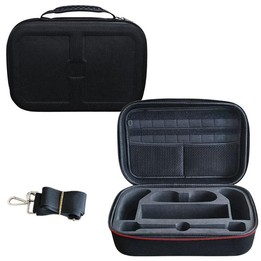 For Switch 2 Hard Shell Carrying Case With Removable Inner Compartment for Console and Full Accessories Set(Black)