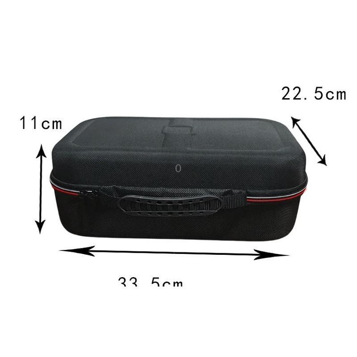 For Switch 2 Hard Shell Carrying Case With Removable Inner Compartment for Console and Full Accessories Set(Black)