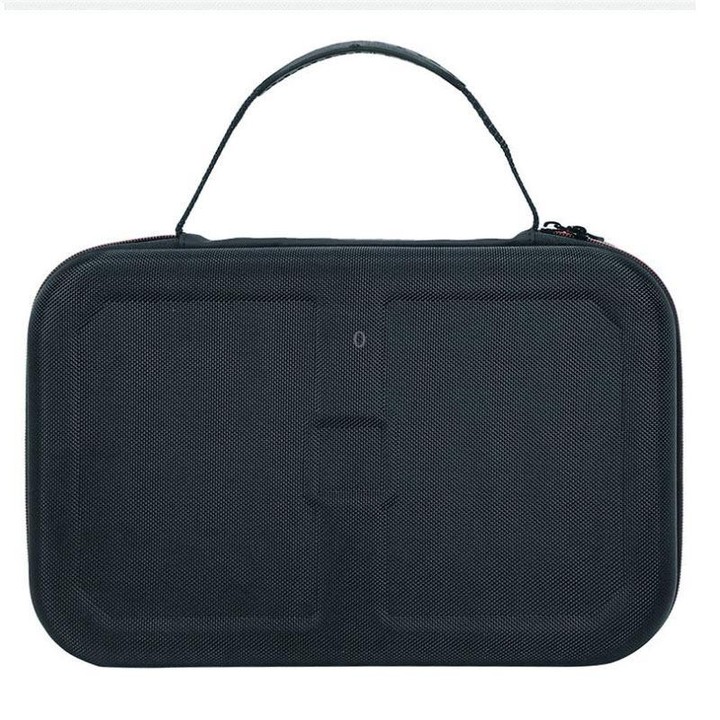 For Nintendo Switch OLED Carrying Case EVA Hard Shell Storage Bag for Full Set Accessories with Shoulder Strap(Black)