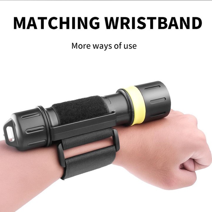 XHP70 LED IPX8 Waterproof High-Power Diving Flashlight Magnetic Control Switch Rechargeable Dive Light Built In 21700 Battery
