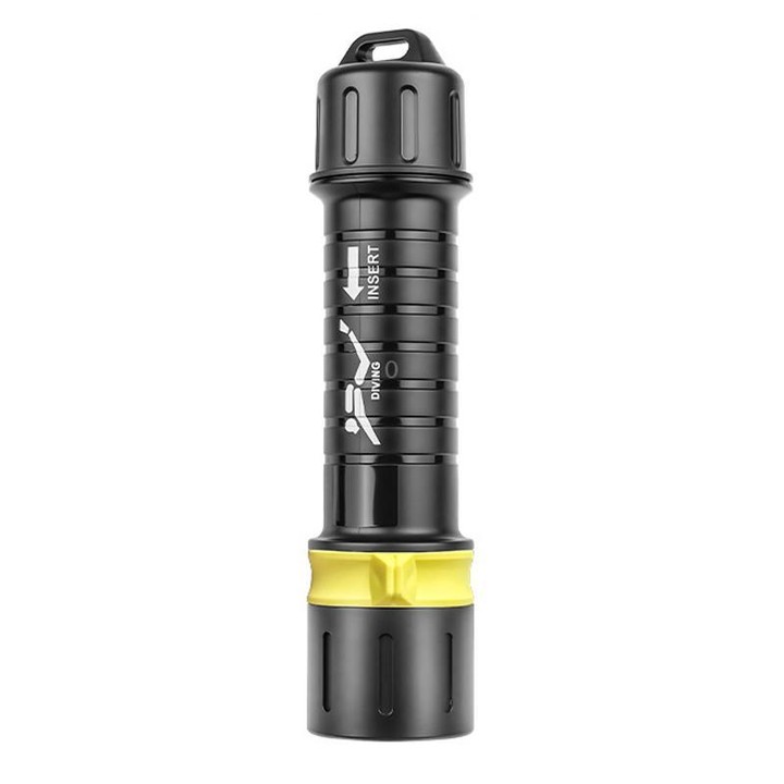 XHP70 LED IPX8 Waterproof High-Power Diving Flashlight Magnetic Control Switch Rechargeable Dive Light Built In 21700 Battery