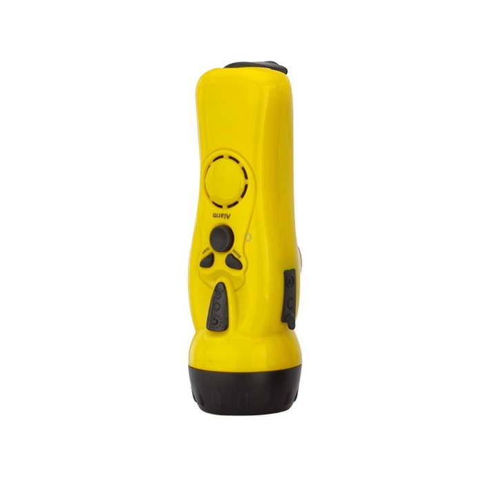 SB-3030E Outdoor LED Hand-Cranked Rechargeable Flashlight Emergency Lighting Radio(Yellow)