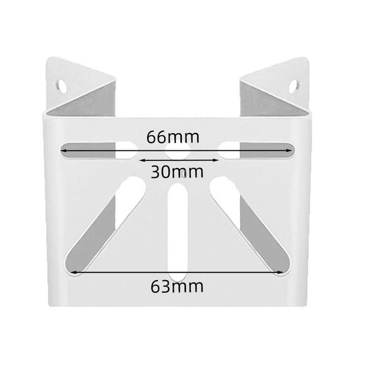 Stainless Steel Security Camera Corner Mount For Eufy SoloCam S340 / Reolink Trackmix / TP-Link Tapo C425 / C500(White)