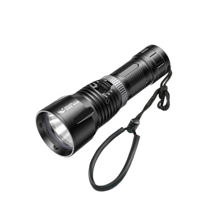 SMILING SHARK SD-Q20A High-Intensity Diving Flashlight Amphibious Magnetic Control Diving Light