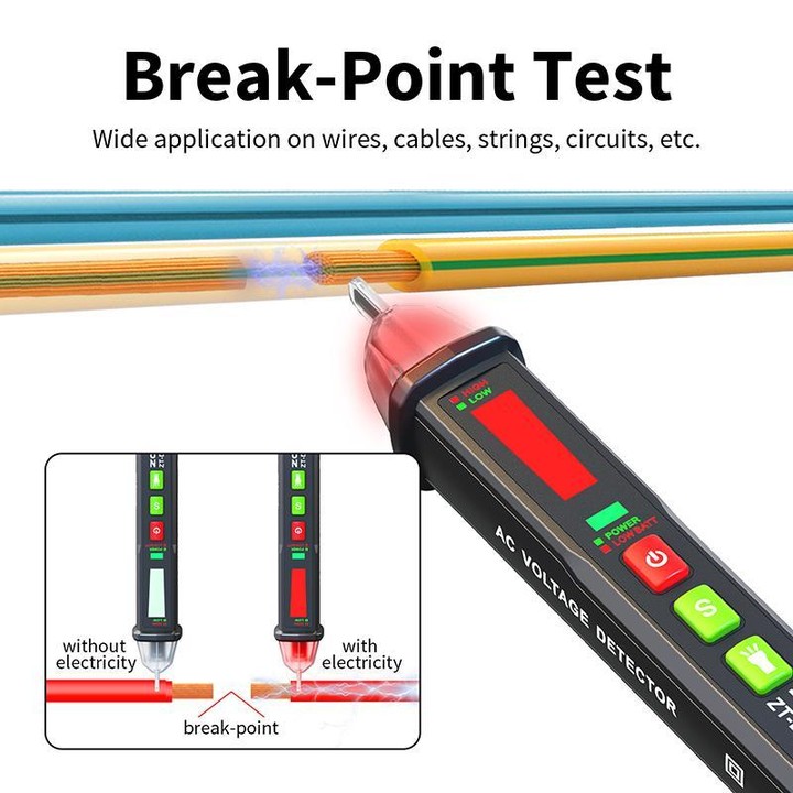 ZOYI Non-Contact Smart Induction Voltage Tester Pen, Model: DB02