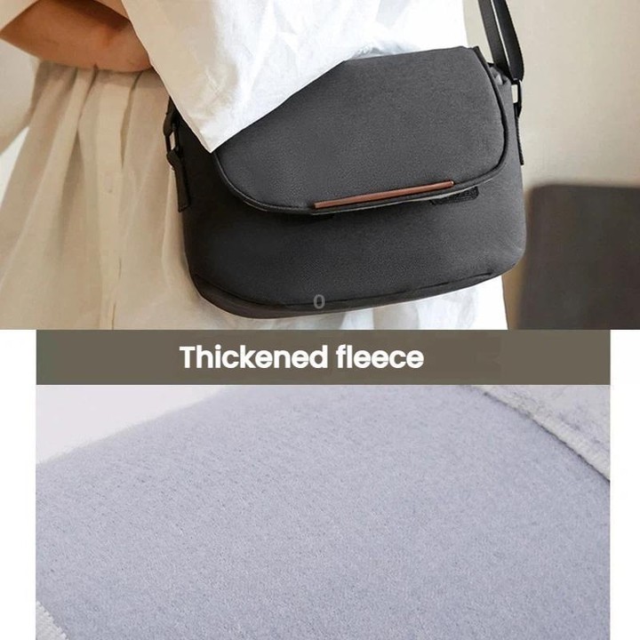 Single Shoulder Camera Bag Waterproof Vintage Universal Camera Crossbody Bag(Black)