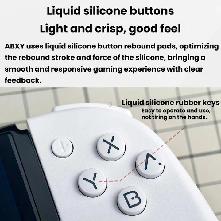 MOBAPAD For Nintendo Switch Split Left & Right Joypad Hall Effect Joystick Game Controller, Spec: S1-HD Black