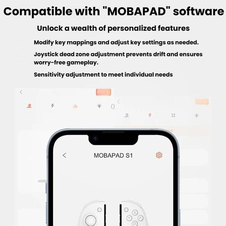 MOBAPAD For Nintendo Switch Split Left & Right Joypad Hall Effect Joystick Game Controller, Spec: S1-HD Black