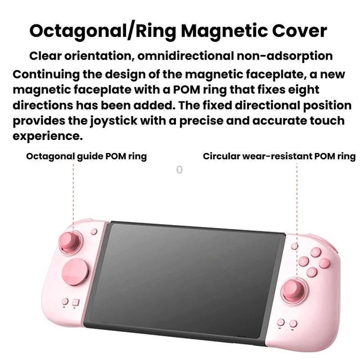 For Nintendo Switch / Switch Oled MOBAPAD Game Controller Hall Effect Joystick Split Gamepad, Spec: M6S Green+Purple