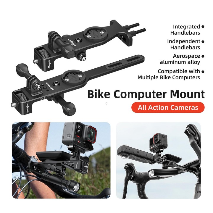 aMagisn BR01 Independent Handlebars Action Camera Speedometer Cycling Mount