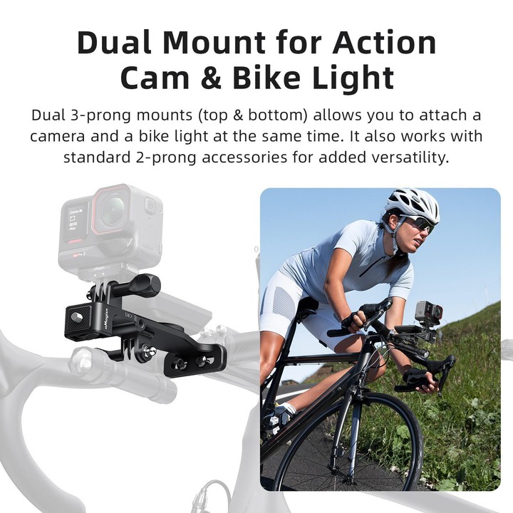 aMagisn BR01 Independent Handlebars Action Camera Speedometer Cycling Mount