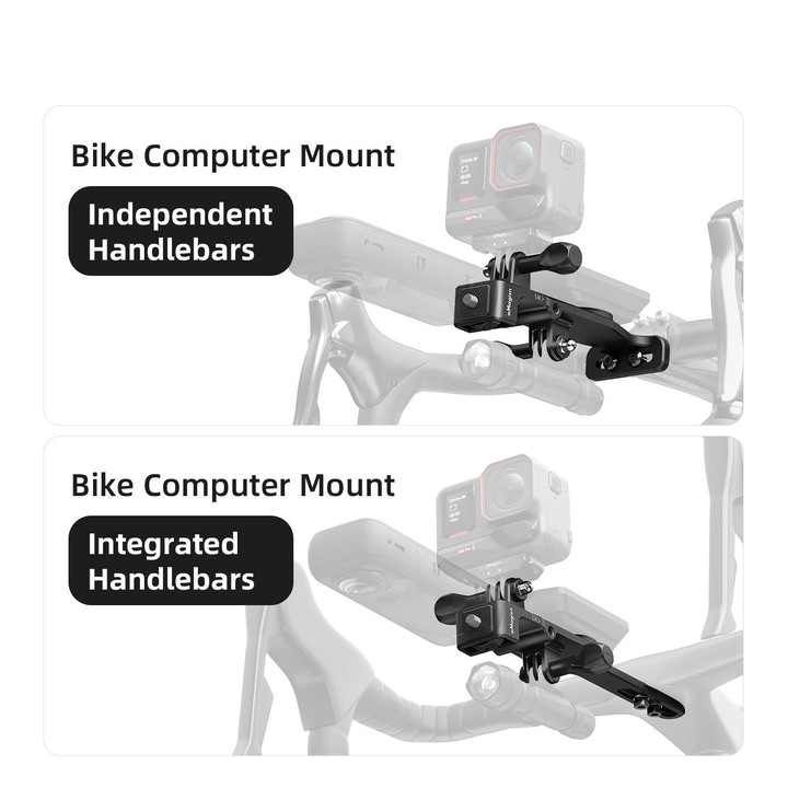 aMagisn BR01 Independent Handlebars Action Camera Speedometer Cycling Mount