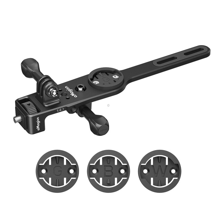 aMagisn BR02 Integrated Handlebars Action Camera Speedometer Cycling Mount