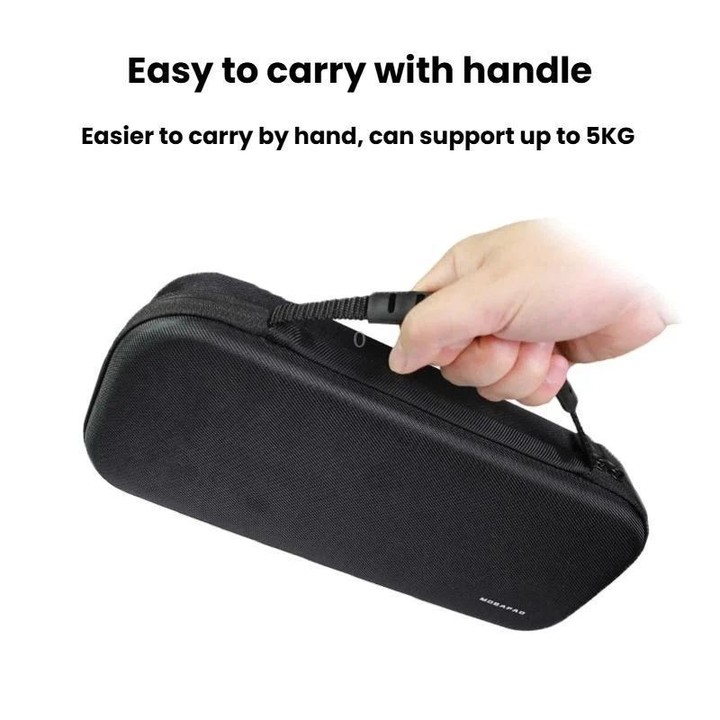 For Nintendo Switch / Switch Oled MOBAPAD M6-HD Portable Anti-Drop Handle Organizer Case(Black)