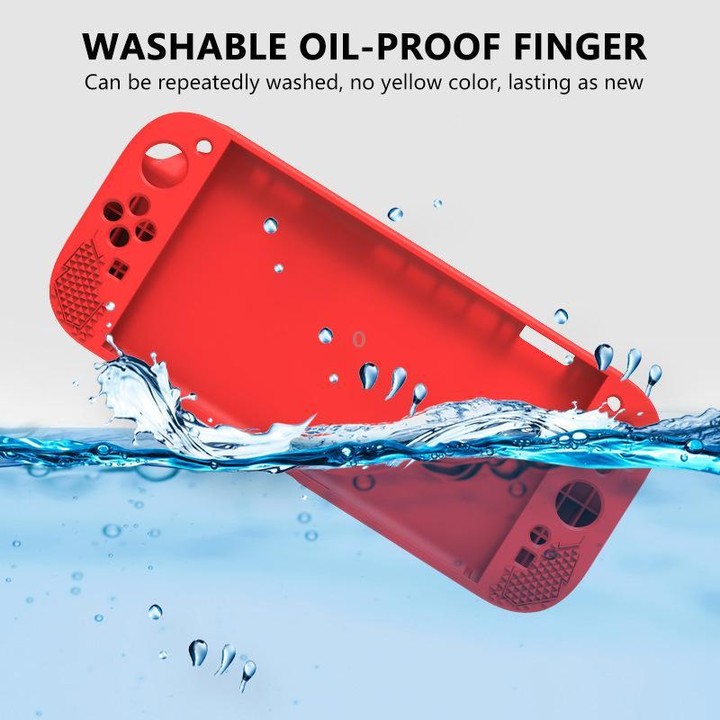 For Nintendo Switch 2 Silicone Protective Case Shockproof & Dustproof Console Cover(Orange)