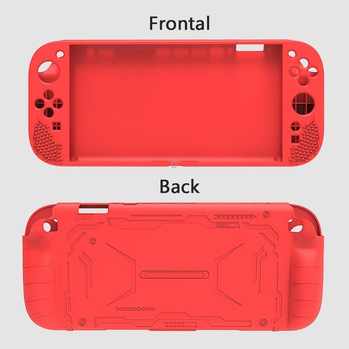 For Nintendo Switch 2 Silicone Protective Case Shockproof & Dustproof Console Cover(Orange)